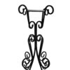Kwietnik metalowy 79 cm czarny – nowoczesny i elegancki - obrazek 2